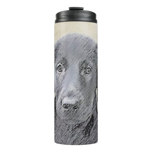 Platte verfschildering van een opbergplaats - Oors Thermosbeker (Voorkant)
