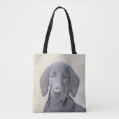 Platte verfschildering van een opbergplaats - Oors Tote Bag (Voorkant)