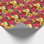 Platte waterverf cadeaupapier (Hoek)