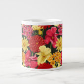 Platte waterverf grote koffiekop (Voorkant)