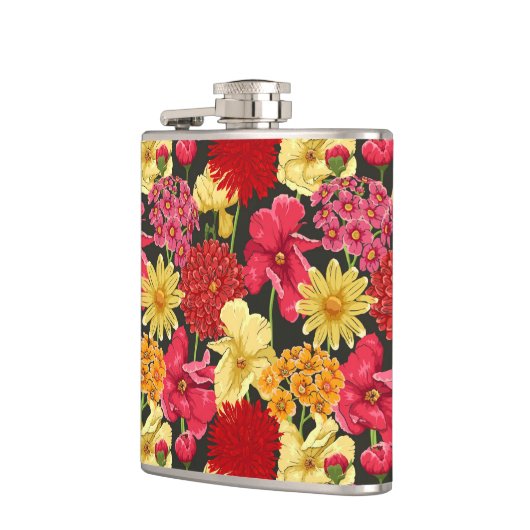 Platte waterverf heupfles (Links)