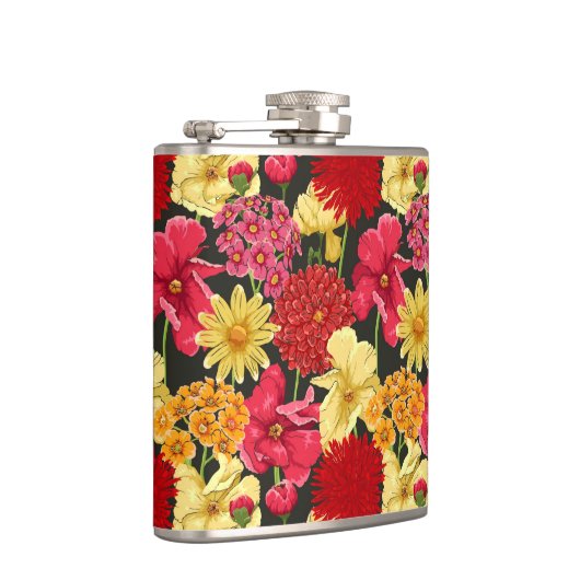 Platte waterverf heupfles (Rechts)