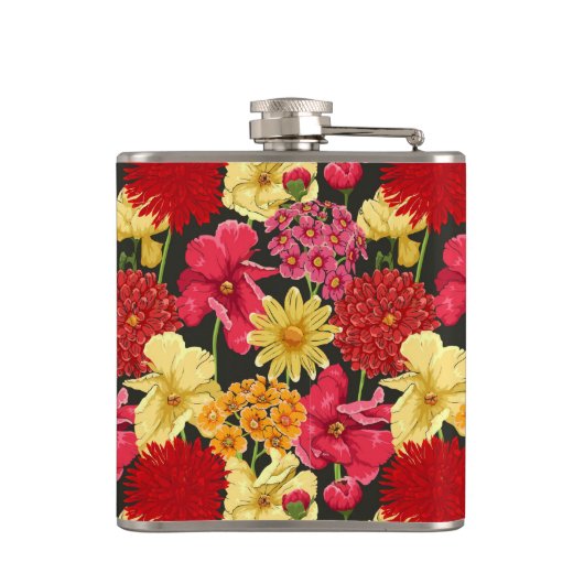 Platte waterverf heupfles (Achterkant)