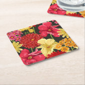 Platte waterverf kartonnen onderzetters (Schuin)