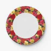 Platte waterverf papieren bordje (Voorkant)