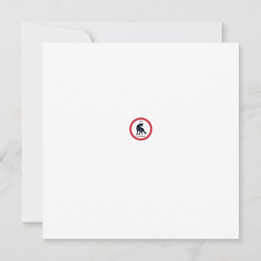 Platte Wenskaart Kaart (Achterkant)