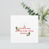 Platte wenskaart kaart (Staand voorkant)