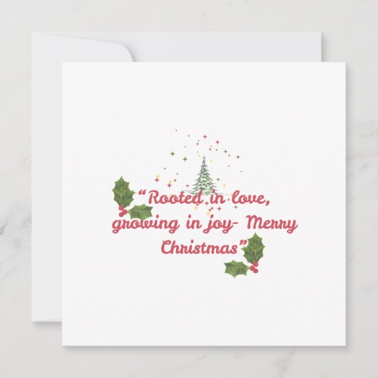 Platte wenskaart kaart (Voorkant)