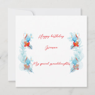 Platte wenskaart  kaart