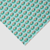 Platte witte latte cappuccino coffeeshop Barista Tissuepapier (Detail)