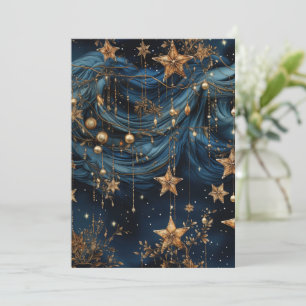Platte Zakelijke Kerstkaart zonder Foto