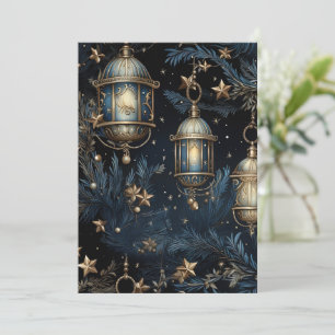 Platte Zakelijke Kerstkaart zonder Foto