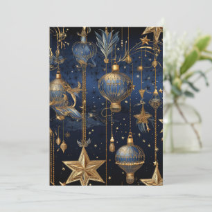 Platte Zakelijke Kerstkaart zonder Foto voor de Fe