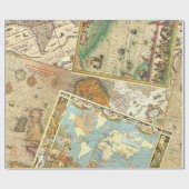 plattegrond afdrukken cadeaupapier (Vlak)