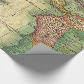 plattegrond afdrukken cadeaupapier (Hoek)