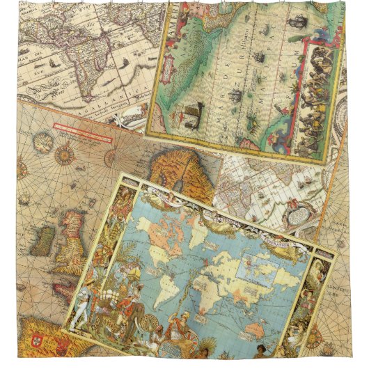  plattegrond afdrukken douchegordijn (Voorkant)