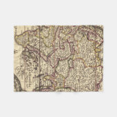 plattegrond afdrukken fleece deken (Voorkant (Horizontaal))