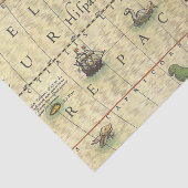 plattegrond afdrukken tissuepapier (Detail)