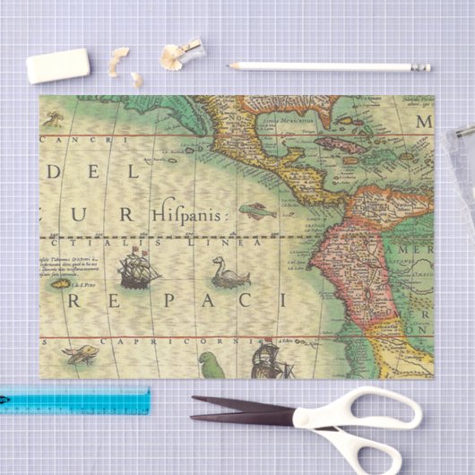  plattegrond afdrukken tissuepapier (Craft)