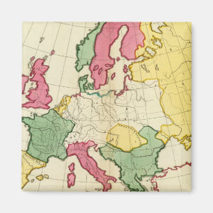 Plattegrond Europa Magneet