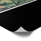 Plattegrond Poster voor satelliet bij Indiana Lake (Hoek)