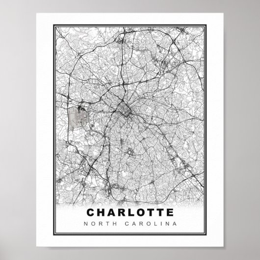Plattegrond van Charlotte Poster (Voorkant)