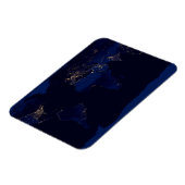 Plattegrond van de aarde met de stadslampen van de magneet (Linkerzijde)