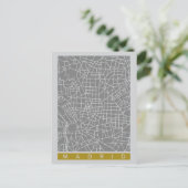 Plattegrond van Madrid Briefkaart (Staand voorkant)