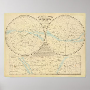 plattegrond vaste sterren poster