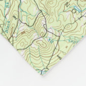 Plattegrond Winnipesaukee (1986) Fleece Deken (Hoek)