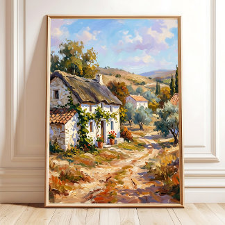Platteland Andalusische Middag Poster