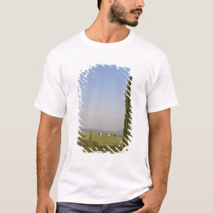 Platteland bij Pienza. Val d'Orcia, Siena T-shirt