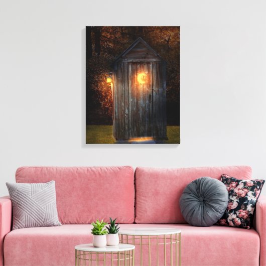 Platteland - Buiten - Doe het nodige Canvas Afdruk (Insitu (Woonkamer))