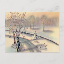 platteland kerst Briefkaart
