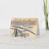 platteland kerst Kaart (Voorkant)