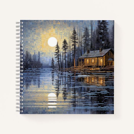 Platteland Landschap Art Decor Paint Notitieboek (Voorkant)
