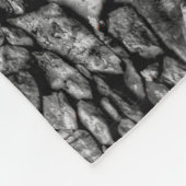 Platteland Landschap Zwart-wit Fotografie Fleece Deken (Hoek)