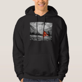 Platteland Landschap Zwart-wit Fotografie Hoodie