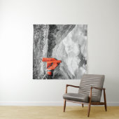 Platteland Landschap Zwart-wit Fotografie Wandkleed (In Situ (horizontaal))