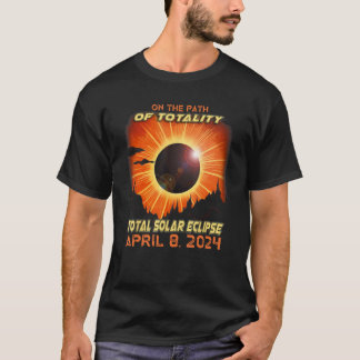 Platteland op het pad van totaliteit Totale zonsve T-shirt