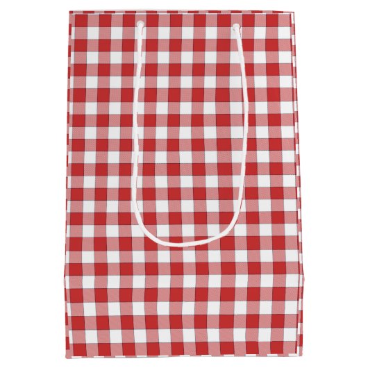 Platteland Picnic Gingham Medium Cadeauzakje (Achterkant)