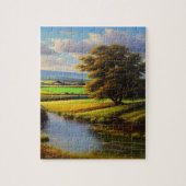 "Platteland" puzzel Legpuzzel (Verticaal)