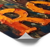 Platteland Rockstar: Lion on Wheel Poster (Hoek)