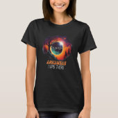 Platteland totale zonsverduistering 2024 Arkansas T-shirt (Voorkant)