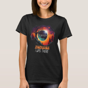 Platteland Totale Zonsverduistering 2024 Indiana T-shirt