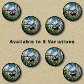 platteland Tuxedo Cat Exploring Ronde Klok