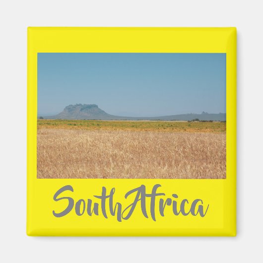 Platteland Zuid-Afrika Uitzicht Magnet Landschap M (Voorkant)