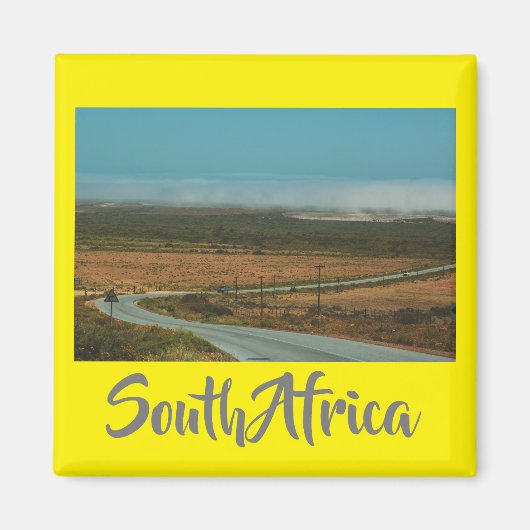 Platteland Zuid-Afrika Uitzicht Magnet Landschap M (Voorkant)