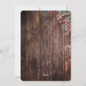 Plattelander van Kerstmis niet van de Foto van de Feestdagenkaart (Achterkant)