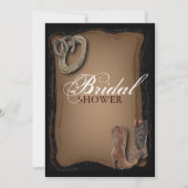 plattelands-western vrijgezellenfeest cowboy kaart (Voorkant)